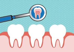 Illustration of tooth vector