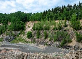 A quarry in summer photo