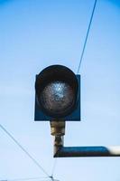 Railway semaphore light photo