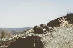 old binoculars picture photo