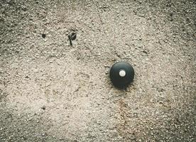 old round doorbell photo