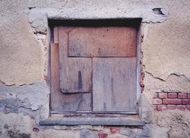 old protected window photo