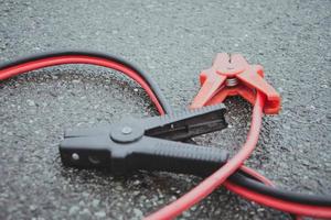 conjunto de cables o conductores de puente foto