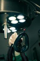 Anesthesia mask in operating room photo