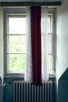 Window with curtain photo