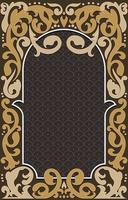 fondo de estilo art nouveau vector