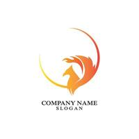 simple animal bird icon vector logo