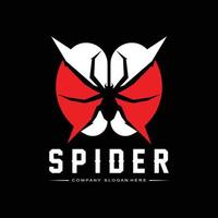 iconos vectoriales del logotipo de araña y telaraña, animales que hacen nidos, para halloween, disfraces vector