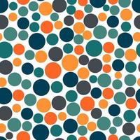 Pattern with bright circles vector