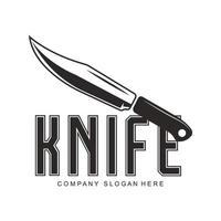 Utensilios de cocina cuchillo de cocina logo símbolo vector
