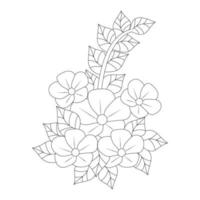 flourish line art stroke of coloring page vector file graphic illustration template design