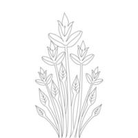 flourish line art stroke of coloring page vector file graphic illustration template design
