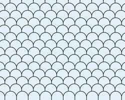 Background of Classic Asian fashion print with arcs for fabric or paper. vector