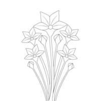 flourish line art stroke of coloring page vector file graphic illustration template design