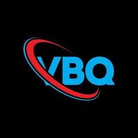 logotipo vbq. letra vbq. diseño de logotipo de letra vbq. Logotipo de iniciales vbq vinculado con círculo y logotipo de monograma en mayúsculas. tipografía vbq para tecnología, negocios y marca inmobiliaria. vector