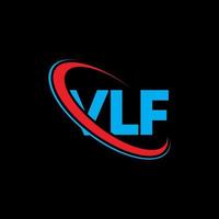 VLF logo. VLF letter. VLF letter logo design. Initials VLF logo linked with circle and uppercase monogram logo. VLF typography for technology, business and real estate brand. vector