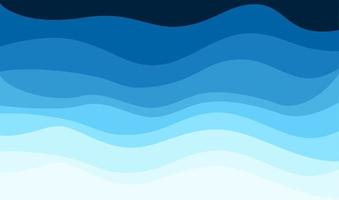 vector azul agua onda forma capa concepto zigzag patrón abstracto fondo plano diseño ilustración estilo