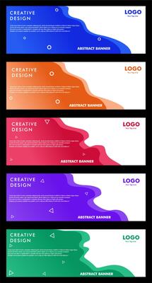 set background  abstract gradation banner template colorful with gradient colors. design with liquid form for poster, web, landing, page, cover, advertisement, greeting, card, promotion.