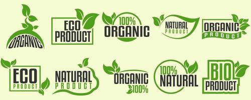 Organic food, eco, vegan and natural product icons and elements for food market, ecommerce, organic products packaging, healthy life promotion, restaurant. Hand drawn vector design elements