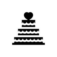 cake icon vector for web, computer and mobile app