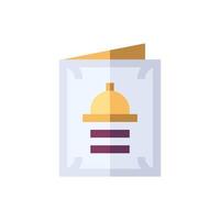 Food menu icon vector