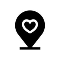 weeding location icon simple design vector