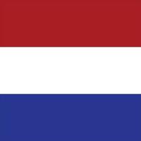 netherlands flag square vector