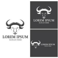 Cow Logo Template vector icon