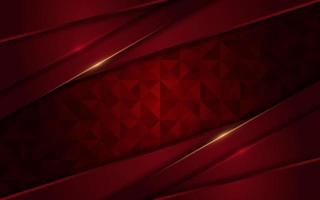 Modern dark red background with texture effect overlap layer design vector