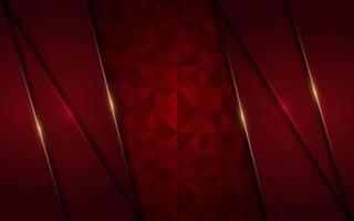 Modern dark red background with texture effect overlap layer design vector