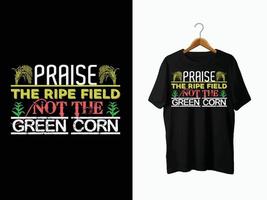 Farmer T-Shirt Design. vector