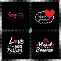 Valentines Bundle T shirt Design vector