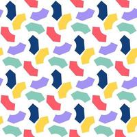 colorful abstract shape seamless pattern perfect for background or wallpaper vector