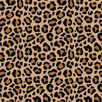 Leopard print vector seamless. Fashionable background for fabric, paper, clothes. Animal pattern.