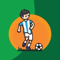 football player icon passing ball vector