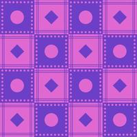 Bright checkered seamless pattern vector