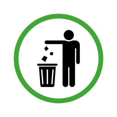 Dustbin Logo Vector Art Icons and Graphics for Free Download