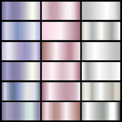 Set of pink, neon, and silver texture backgrounds.
