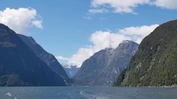 bewegen Sie sich im Milford-Sound. video