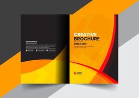 folleto de perfil de empresa corporativa diseño de concepto de diseño de portada de propuesta de folleto de informe anual