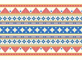 Geometric ethnic oriental pattern background. Design for texture, wrapping, clothing, batik, fabric, wallpaper and background. Pattern embroidery design. vector