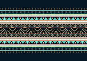 Geometric ethnic oriental pattern background. Design for texture, wrapping, clothing, batik, fabric, wallpaper and background. Pattern embroidery design. vector