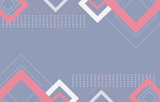 Geometric square abstract background with retro color vector