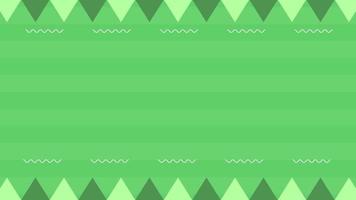 Green abstract background with shapes and curves vector