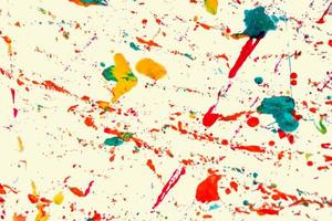 Abstract background and texture colorful of water color splash photo