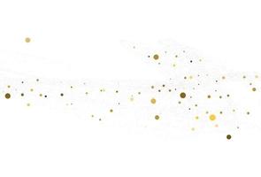 Light silver gold glitter confetti. Light background. vector