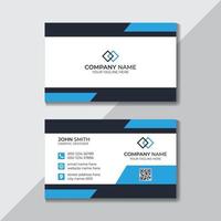 tarjeta de visita profesional moderna, tarjeta de visita creativa y simple, plantilla de diseño de tarjeta de visita, vector libre de diseño de tarjeta de visita corporativa