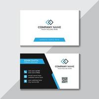 Abstract Creative Stylish Business Card Design Template Free Vector