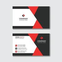 Modern Creative Clean Business Card Design Template Free Vector