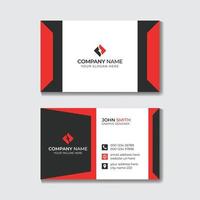 Modern Business Card Design Template Free Vector